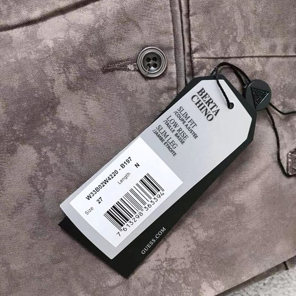 Guess NWT Berta Chino Skinny Leg Low Rise - Picture 4 of 4